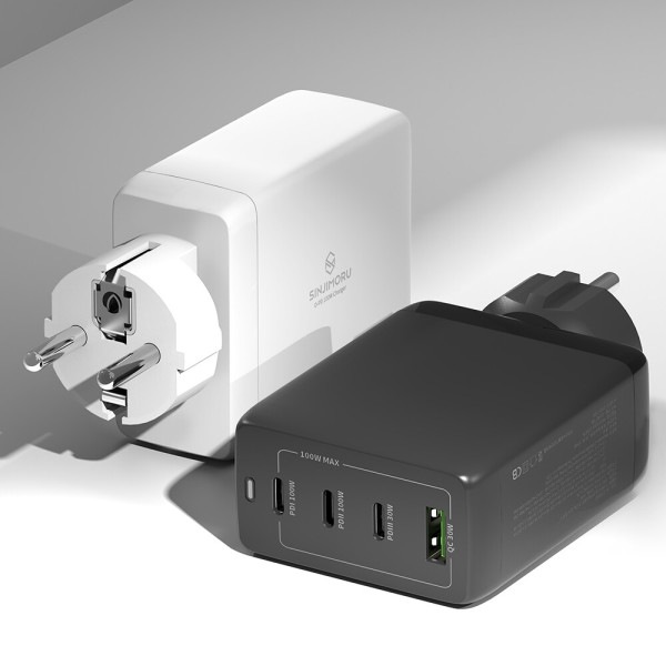 GaN PD 100W PPS 接地 マルチ 4ポート 超高速 充電器