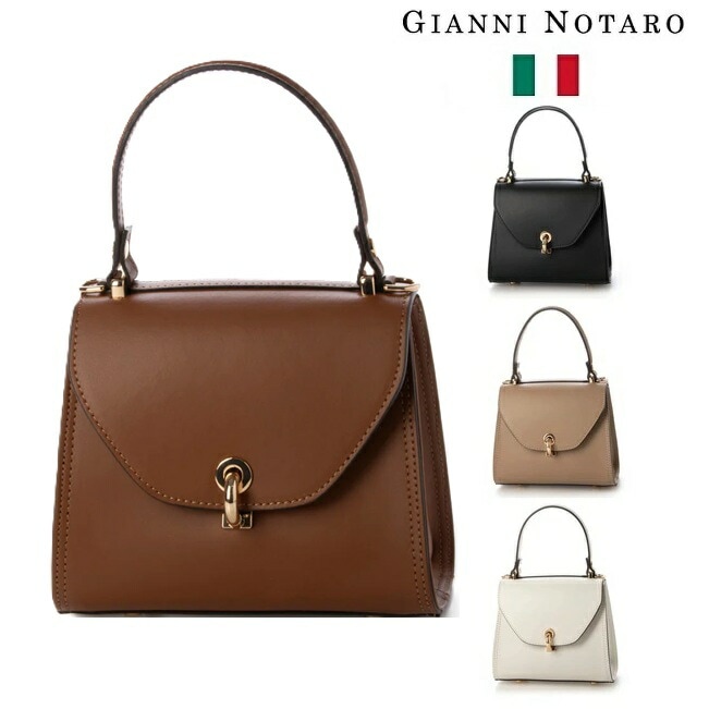 ジャンニ ノターロ gianni notaro carol j ハンドバッグ ショルダーバッグ RUGA SS23 レディース レザー 鞄 本革 牛革 シュリンクレザー 2WAYバッグ 肩掛け イ