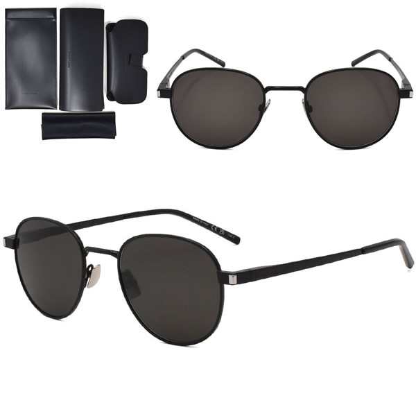 サングラス SAINT LAURENT SL 555 001 アジアンフィット メンズ レディース ユニセックス SL555-001 ブラック