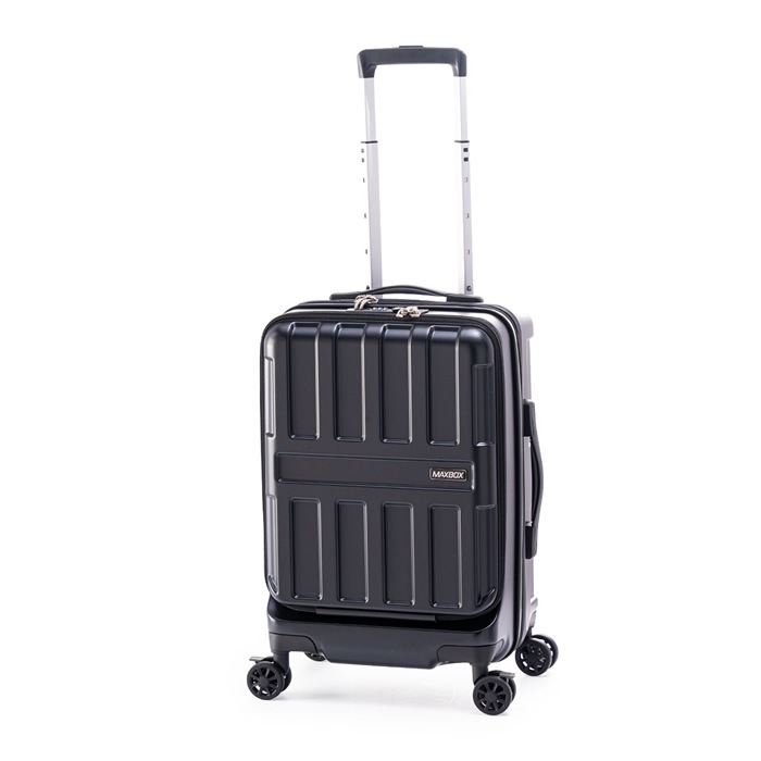 ハードキャリーケース MAXBOX FrontOpen 3～4泊 36L ALI-8511-18-MBK マットブラック