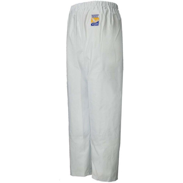 LOGOS ロゴス マリンエクセル 並ズボン膝当て付 ホワイト 3L パンツ 防水 撥水 耐寒 水産業 遠洋中近海作業 湾岸作業 養殖業 12050610