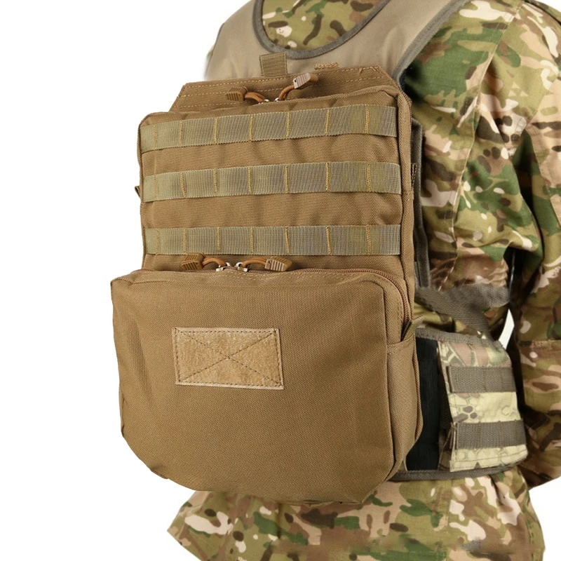 MOLLEバックパック1000d戦闘用防水モジュラーウェビング,ミリタリータクティカルバッグ,エアソフトアクセサリー