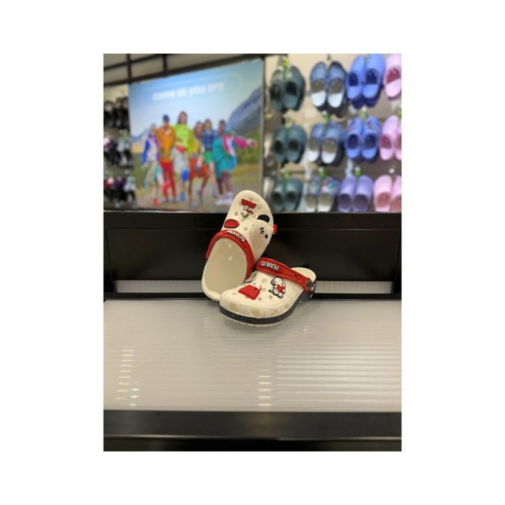 クロックス MARIO ピーナッツクラシッククロッグキッズ 211125-90H スヌーピー