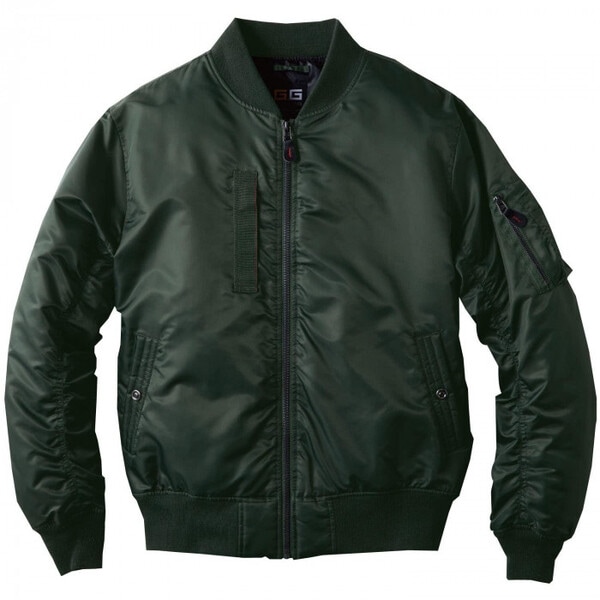 0014-00 フライトブルゾン 6Lサイズ アーミー(82) G.GROUND