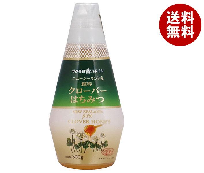 加藤美蜂園 サクラ印 ニュージーランド産 クローバーはちみつ 300g×12本入×(2ケース)