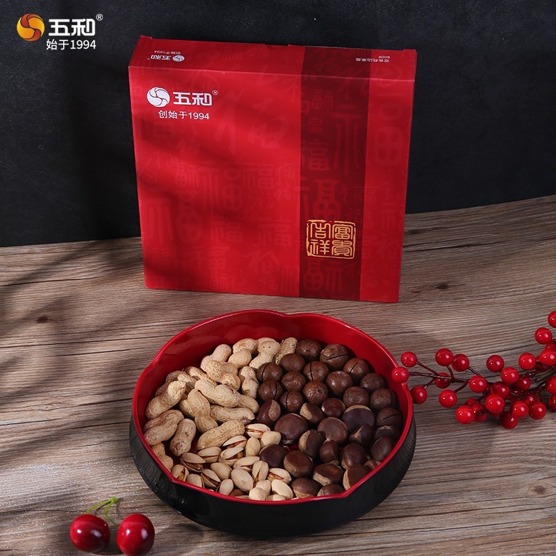 結婚客間結婚式専用国潮風喜糖箱結婚祝い分格糖箱包装キャンディ箱