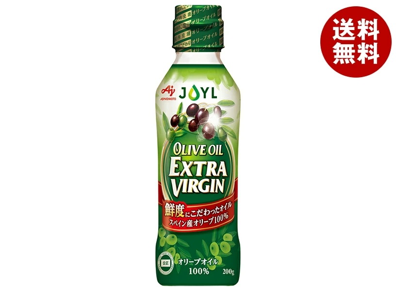 J-オイルミルズ AJINOMOTO オリーブオイルエクストラバージン 200g瓶×12本入×(2ケース)
