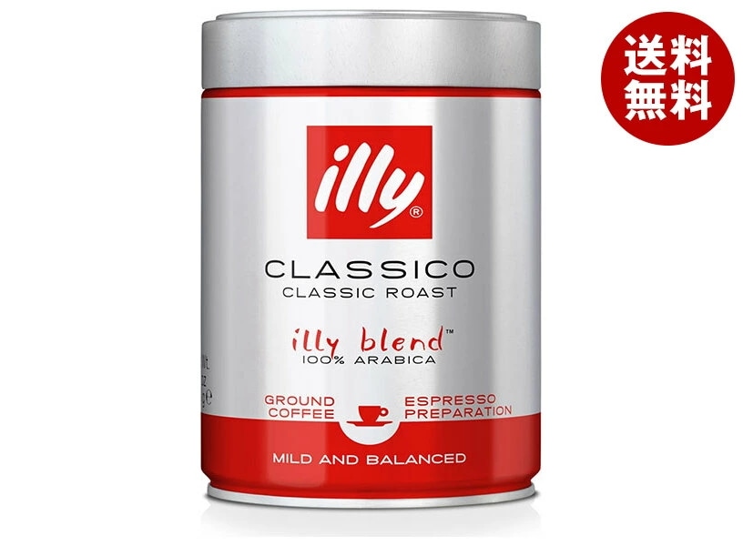キーコーヒー イリーブレンドエスプレッソ粉 ミディアムロースト(クラシコ) 250g×12個入