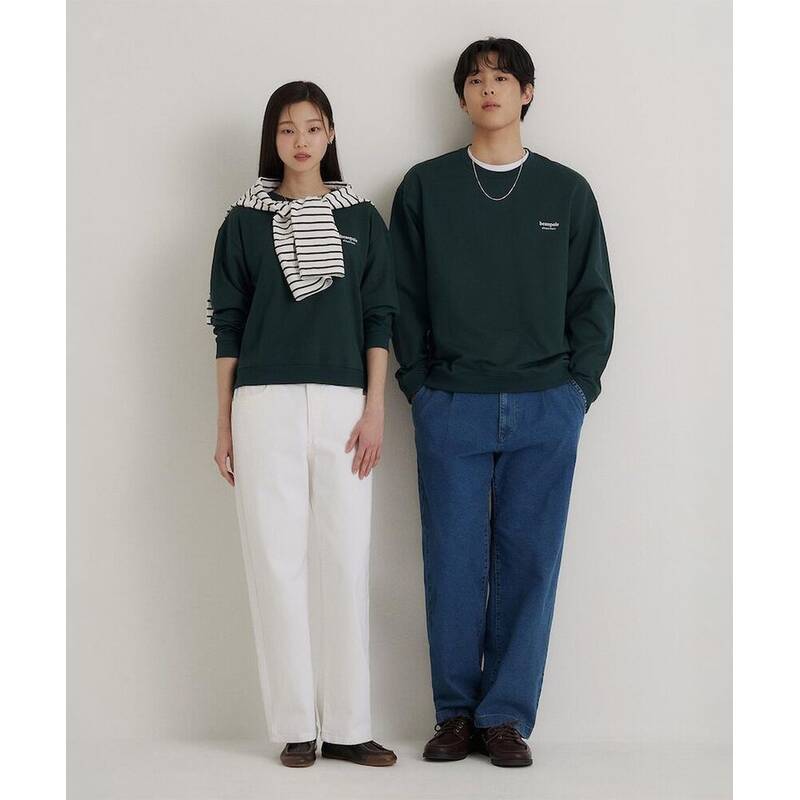 BEANPOLE MEN クラブルーズフィットスウェットシャツ - グリーン BC6241C60M 405941