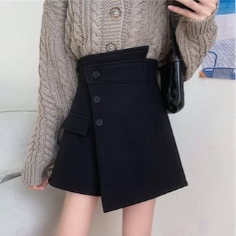 ボトムス ボトム おすすめ おしゃれ お洒落 激安 安い プチプラ ミニスカ スカート ショーツ ラップ スカート ハイ ウエスト Ａライン ポリエステル 美脚 韓国 ヒップアップ lbot