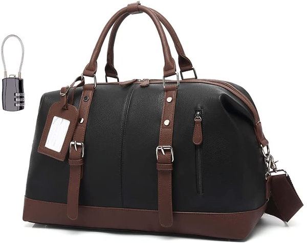 Qoo10] ボストンバッグ ダイヤルロック式南京錠