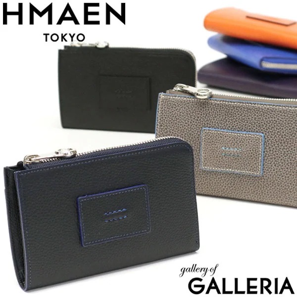 アエナ 財布 HMAEN L字ファスナー スリム コンパクト ミニ 本革 革 レザー SL PAT MARK マーク ミドルウォレット ミドル財布 ビジネス ブランド 日本製 メンズ レディース
