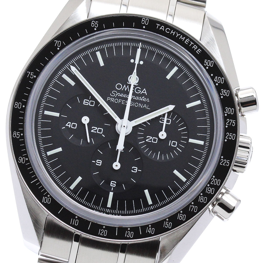 オメガ OMEGA 311.30.42.30.01.006 スピードマスター ムーンウォッチ プロフェッショナル 手巻き メンズ 良品 保証書付き_895139【中古】