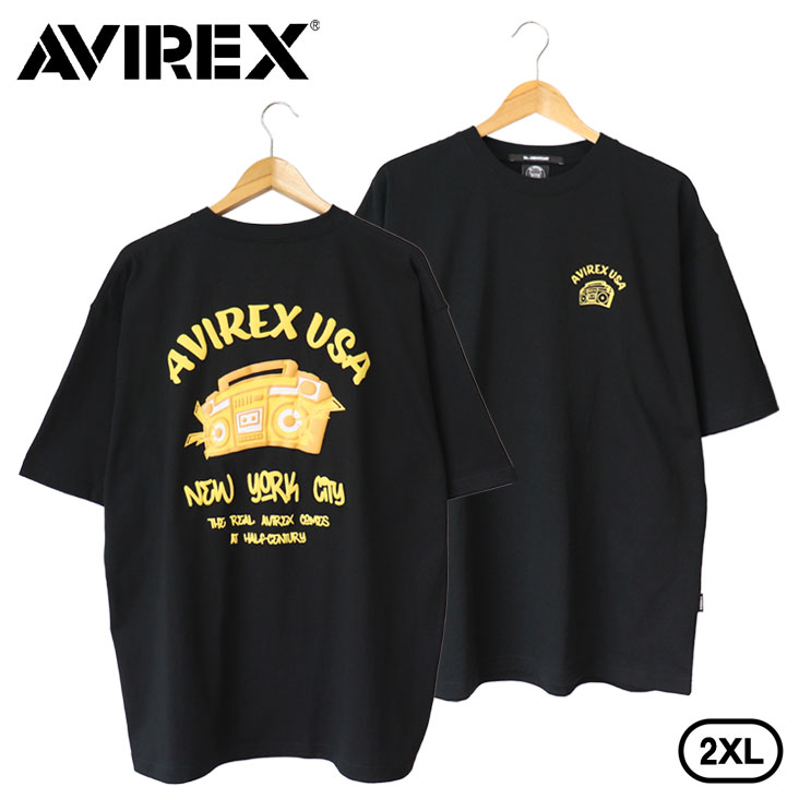 AVIREX アヴィレックス 半袖Ｔ AVIRTEX USA ルーズシルエット FOAMING T-SHIRT フォーミング Tシャツ ニューヨーク NY プリント 50周年 783-5134032 6,699円