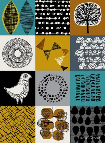 ELOISE RENOUF BLOCKWORK BLUE A3