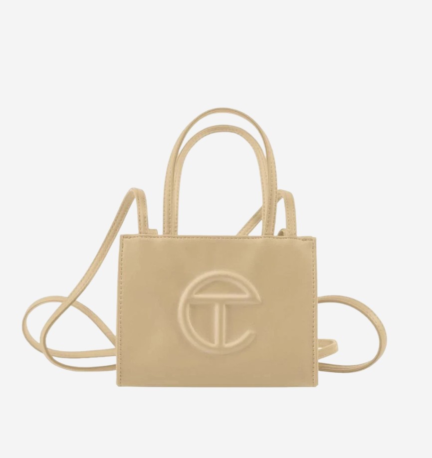 【TELFAR】 TELFAR SMALL SHOPPING BAG : CREAM