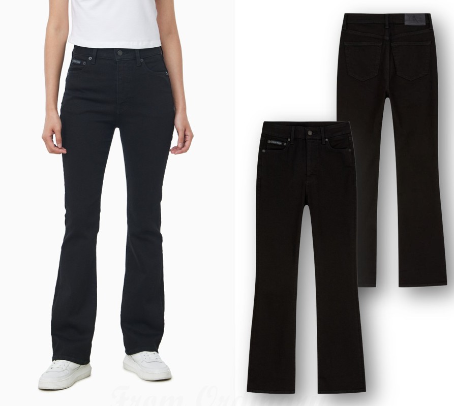 Skinny Bootcut Black Jeans (47D739G-JW4)