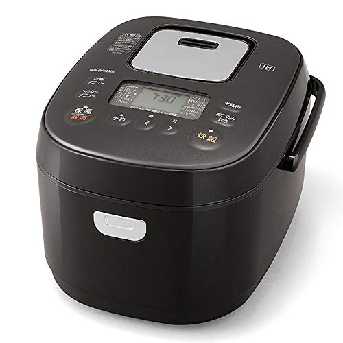 アイリスオーヤマ 炊飯器 5.5合 IH式 40銘柄炊き分け機能 極厚火釜 玄米 一人暮らし 新生活 ブラック RC-IK50-B