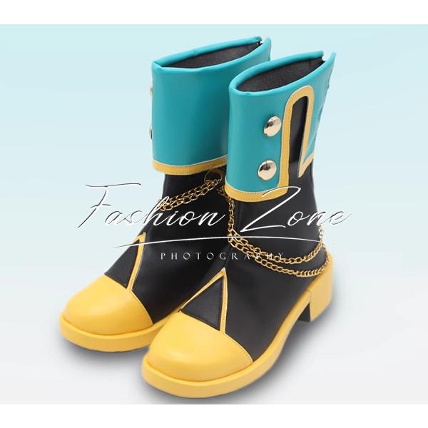 プロジェクトセカイ カラフルステージ！ feat. 初音ミク風 朝比奈 まふゆ コスプレ靴 男女兼用 シューズ 道具小物 ブーツ cosplay ハロウィン仮装 変装