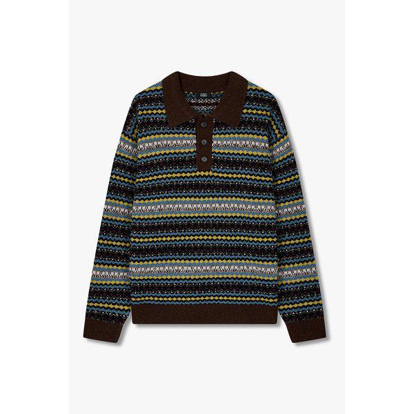 [MEN] ノルディックブークレカラープルオーバー9155452114071