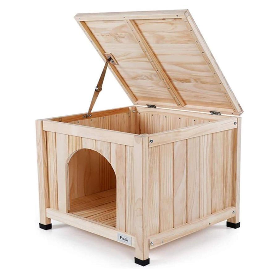 屋外ガーデンヴィラの家具 犬小屋木製の猫ハウス室内犬ケージペット用品靴ベンッカーイージークギフト 犬ートハウス＆ペン