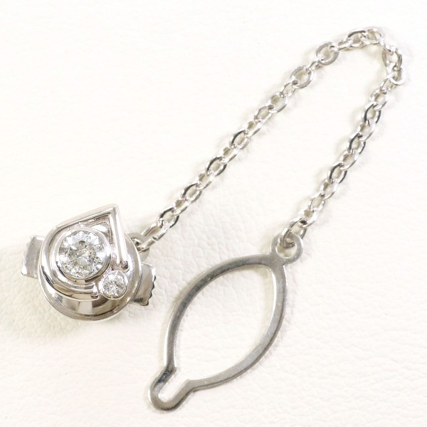 PT900 プラチナ 合金 ピンブローチ ダイヤ 0.24 0.03 ジュエリー 中古 30,752円