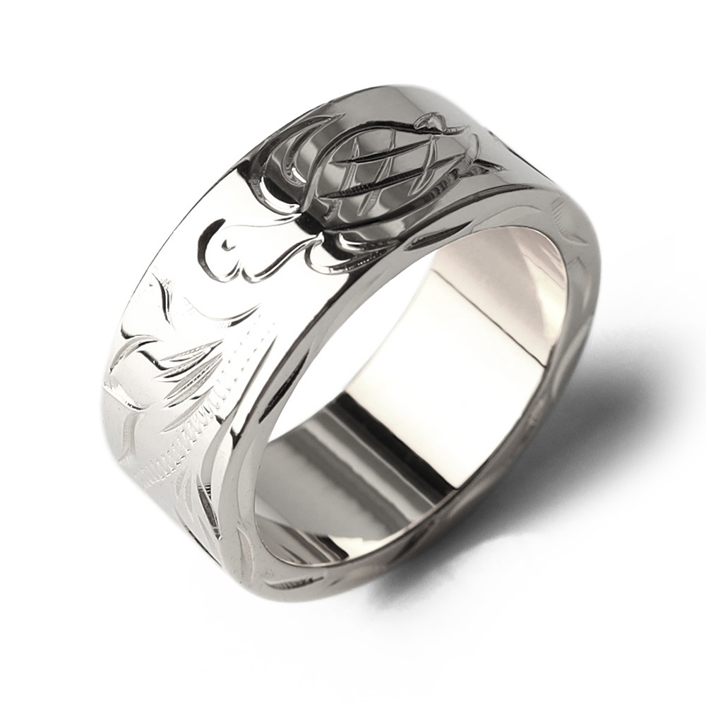 BFF 平打ちリング ウミガメ [bffr003-s-8mm]