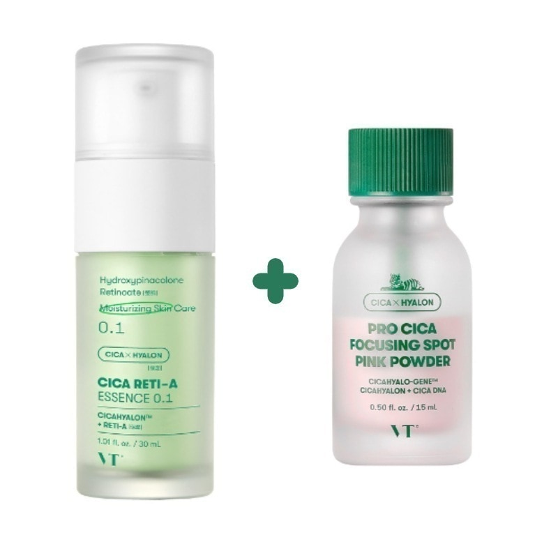 【シカ スペシャル セット】シカレチA エッセンス0.1 30ml +プロシカ フォーカシングスポットピンクパウダー 15ml