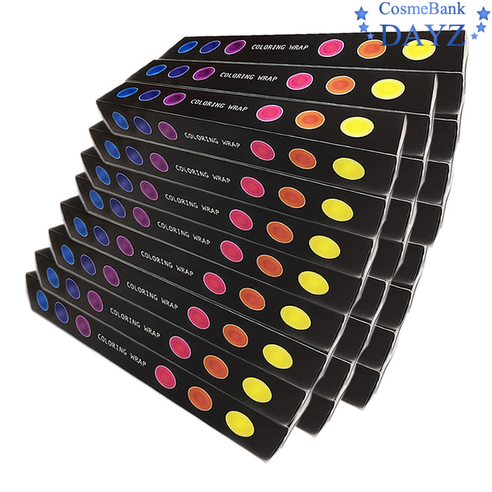 スタッフス カラーリングラップ 黒箱 30cm100m 24点セットカラー用ラップ ヘアカラー専用ラップ カラーリング用ラップ カラー ラップ