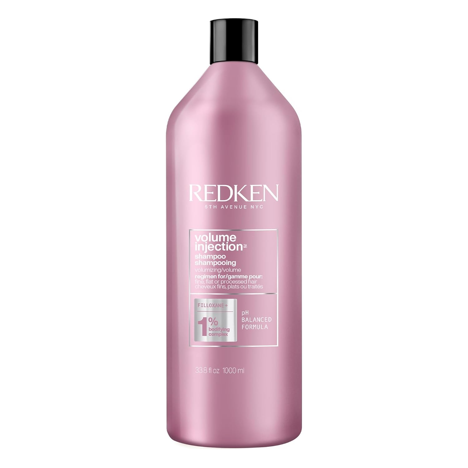 Redken ボリューム注射シャンプー 細かい髪のためのシャンプー - リフト&ボディを追加し体重を減らさずにボリュームを上げデタンギングを解除しますパラベンフリー