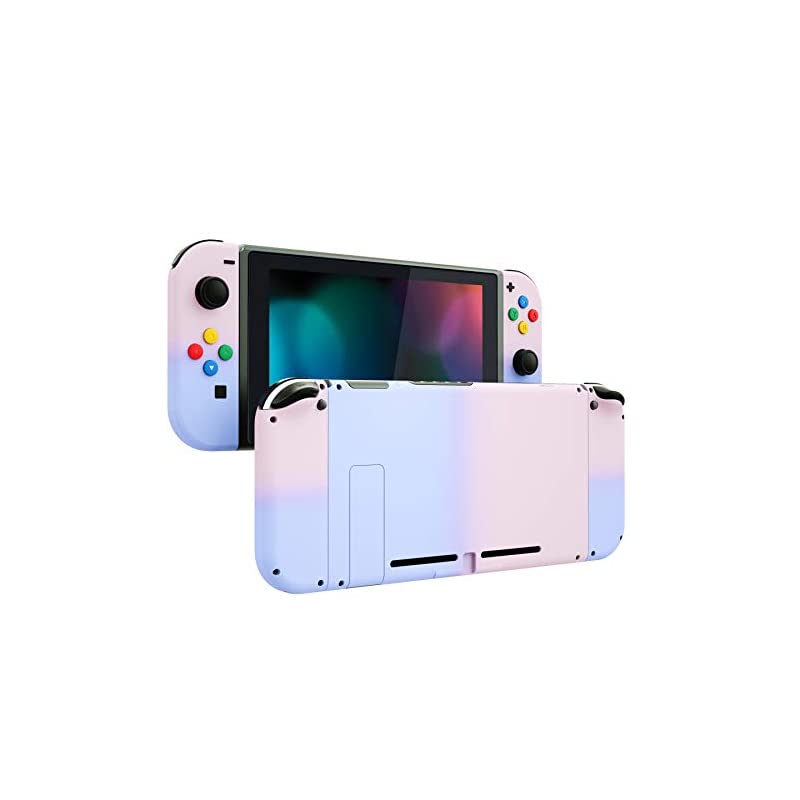 Switchコンソール用バックプレートジョイコンホルダーハンドルコントローラー【ピンクバイオレット】