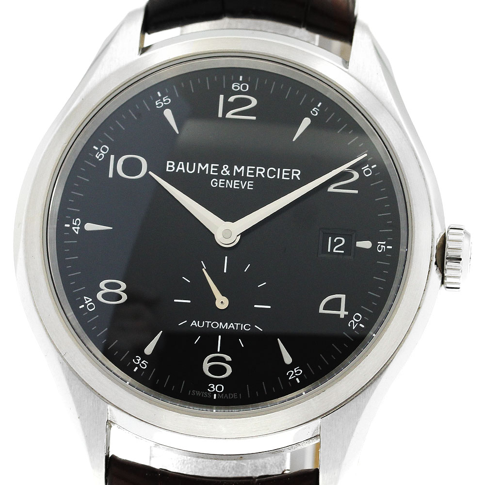 ボーム＆メルシェ Baume & Mercier MOA10053 クリフトン デイト スモールセコンド 自動巻き メンズ 良品 _903374【中古】