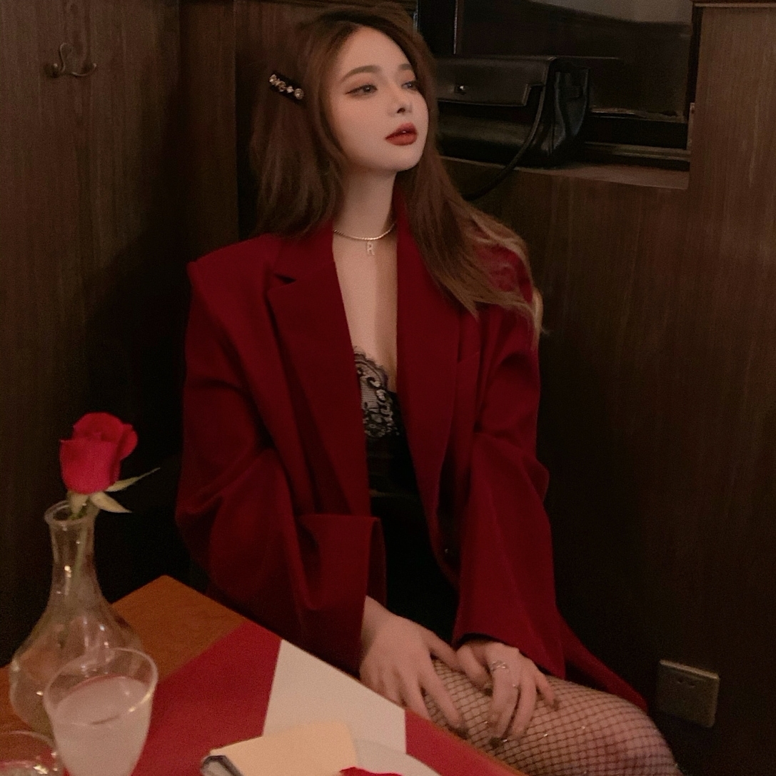 初春 新作 ブラックベルベットスーツジャケット トップス 気質カ高級 通勤スーツ レディース アウター コート