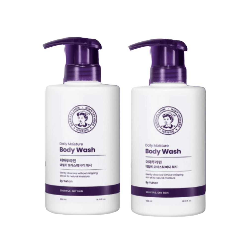 [ダーマプラミン] デイリー モイスチャー バーディウォッシュ 500ml 2個