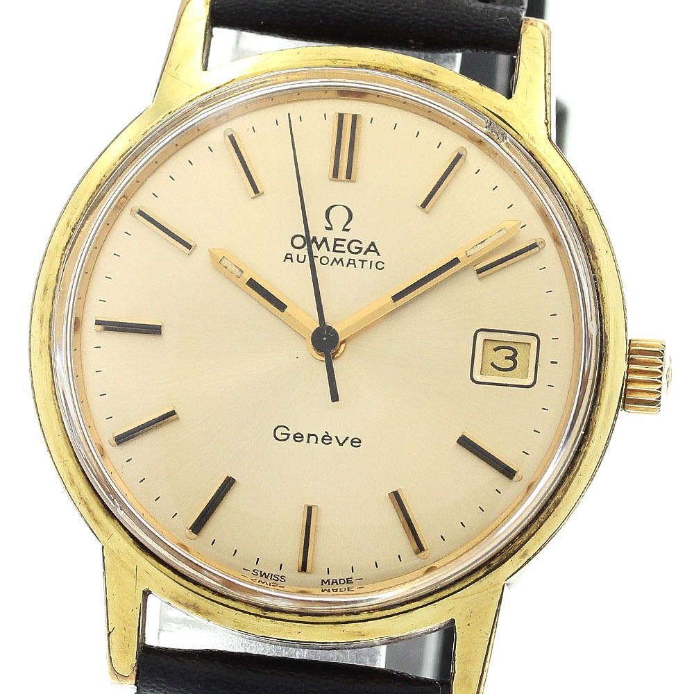 オメガ OMEGA 166.0163 ジュネーブ Cal.1012 デイト メンズ _888888【中古】