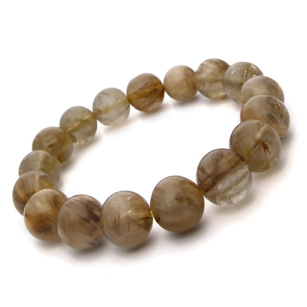 ゴールドルチルクォーツ ルチルクォーツ ブレスレット 12mm パワーストーン ブレスレット メンズ レディース 天然石 数珠 ルチル ゴールドルチル 金運 アクセサリー メンズブレスレット レディー