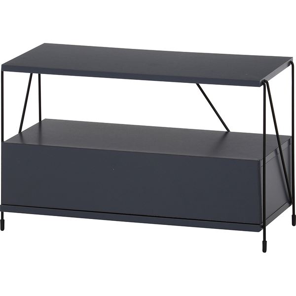 テレビ台 テレビボード 約幅610mm ダークグレー EZBO ワイヤー TVラック 組立品 リビング ダイニング インテリア家具