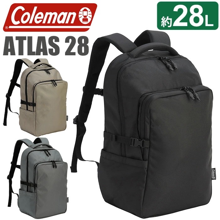 リュック 2026 春夏 新作 【認定販売店】 正規品 ATLAS 28 バックパック リュックサック スクエアリュック メンズ レディース 通勤 通学 黒 A4 B4 28L アトラス 28