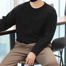 WML ヘンリーネック ニット 長袖Tシャツ