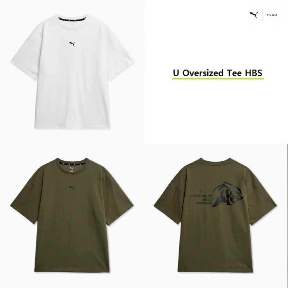 プーマ ユニセックス オーバーサイズ Tシャツ HBS 611298 - 01 02