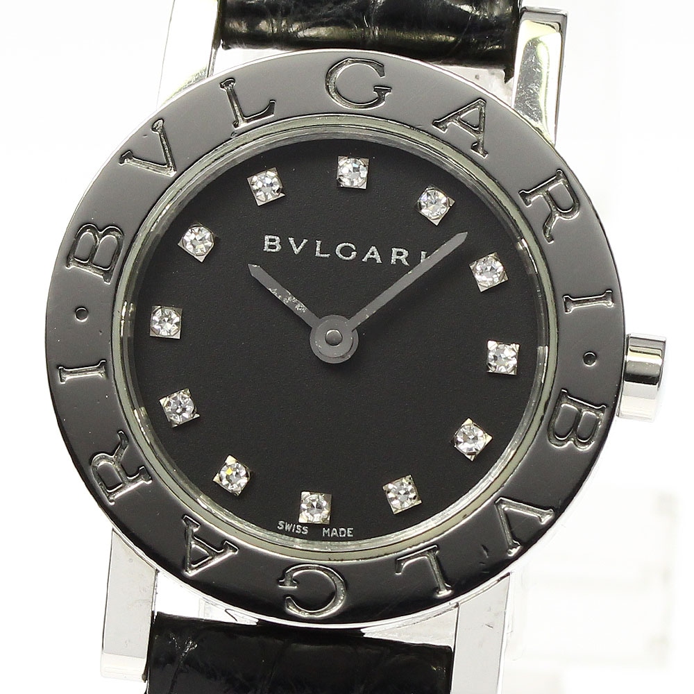 【お試し価格！】 ブルガリブルガリ BVLGARI BB23SL ブルガリブルガリ 12Pダイヤ クォーツ レディース _761780【中古】 その他 ブランド腕時計
