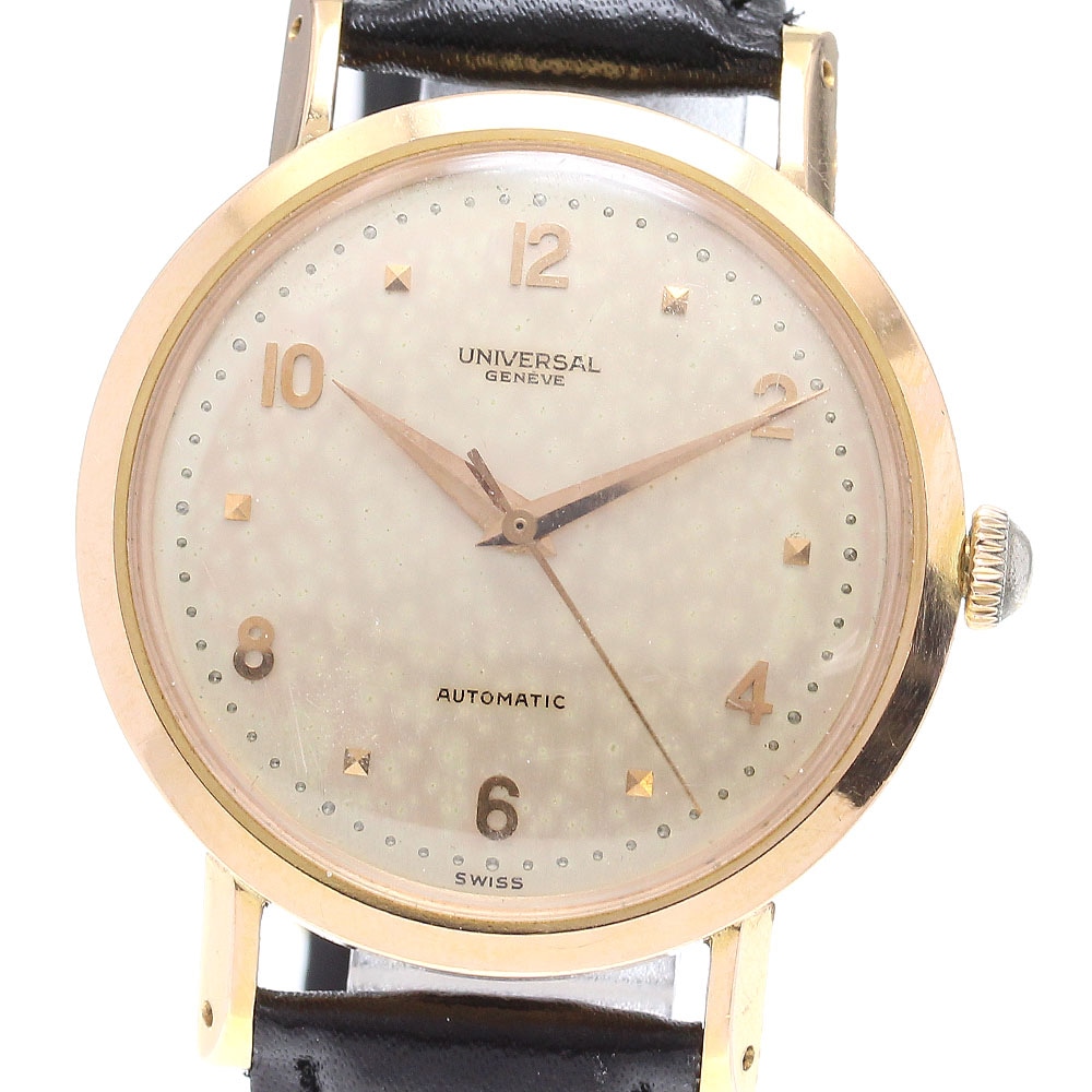 ユニバーサルジュネーブ Universal Geneve ゴールデンシャドウ K18YG Cal.139 自動巻き メンズ _832472【中古】