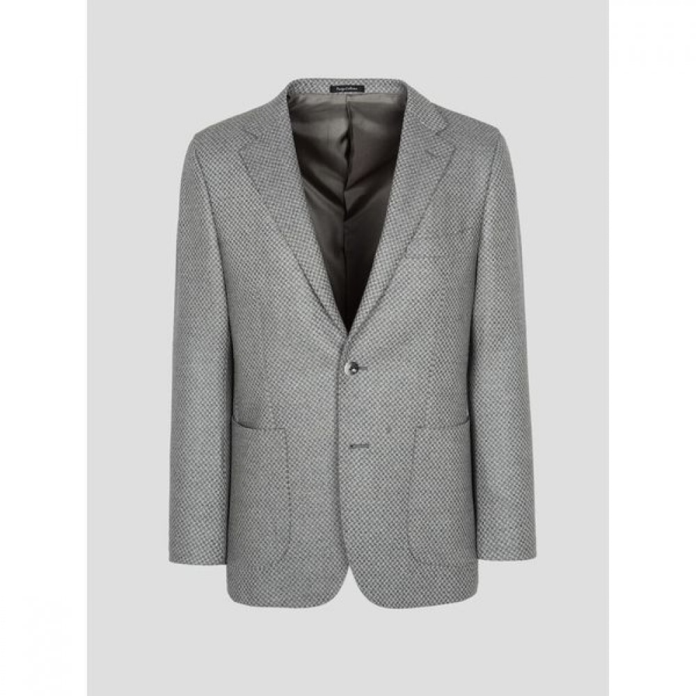 [ギャラクシー] ヴァージンウールブレザージャケットグレー（GA4811P053）