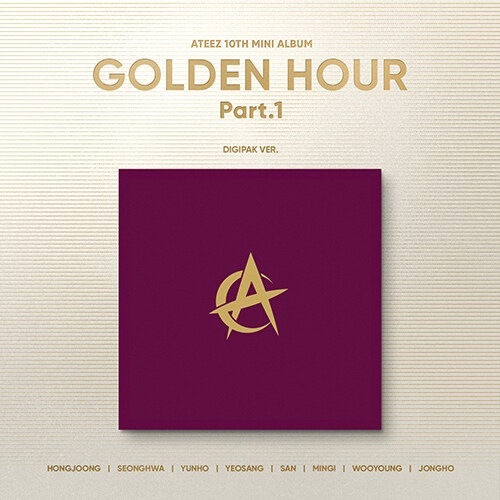 [8種セット] (Digipak ver.) ATEEZ 10TH MINI ALBUM GOLDEN HOUR : Part.1 チャート反映 当店特典 9,295円