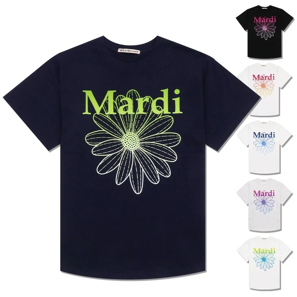 アパレル Tシャツ 半袖 TSHIRT FLOWERMARDI GRADATION 韓国 ファッション レディース ストリート