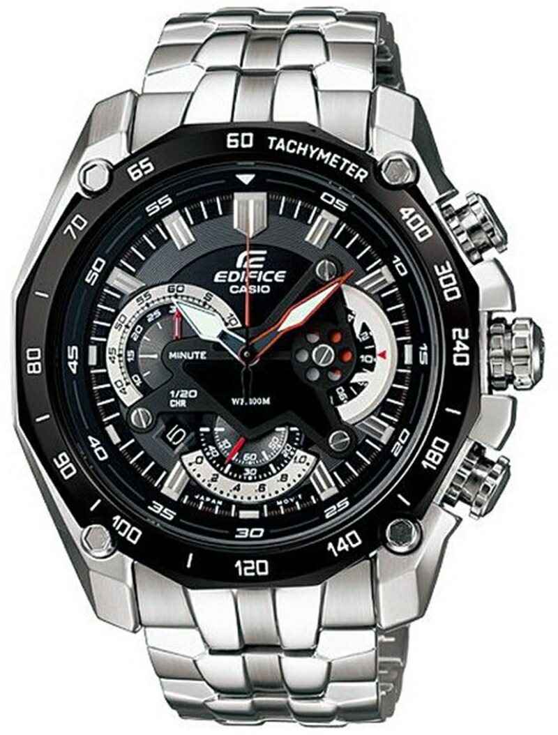 [10年保証] CASIO EF-550D-1A EDIFICE カシオ エディフィス クロノグラフ [逆輸入モデル] 46,200円