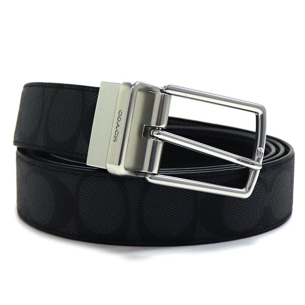 ベルト メンズ Belt リバーシブル仕様 チャコールブラック CQ016 CQ/BK ギフトラッピング無料