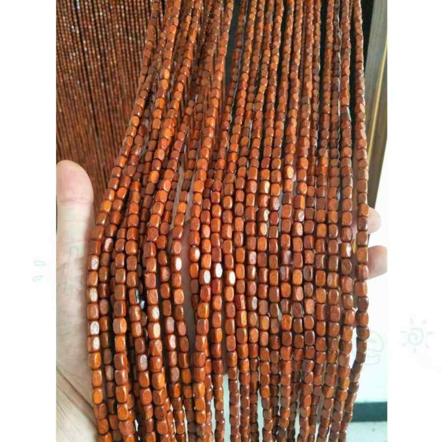 ビーズカーテン 木製 ドアストリングカーテン のれん ペンダント 戸口クローゼット通路用 間仕切り バルコニー装飾 手作り サイズのカスタマイズ