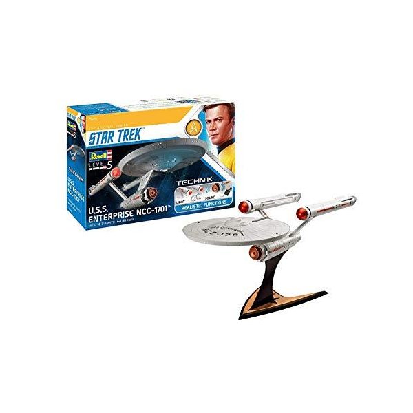 Revell GmbH 00454 Star Trek USS Enterprise NCC 1701 Technik Plastic Model Kit with Electronics and S 40,100円