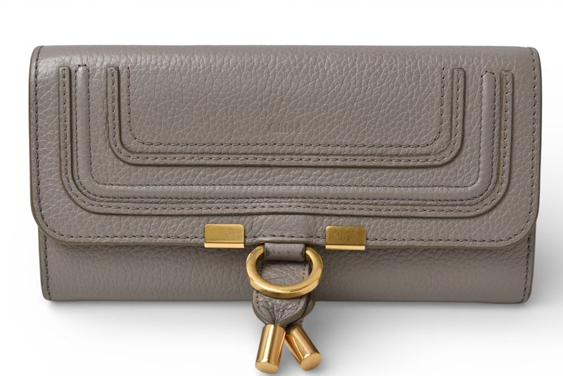 クロエ 財布/長財布 Chloe 財布 MARCIE/マーシー カシミア グレー 22SP673 G36 053【中古】